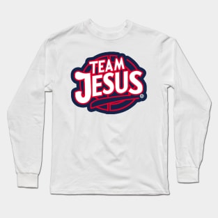 Team Jesus - New York Baseball Colors Long Sleeve T-Shirt